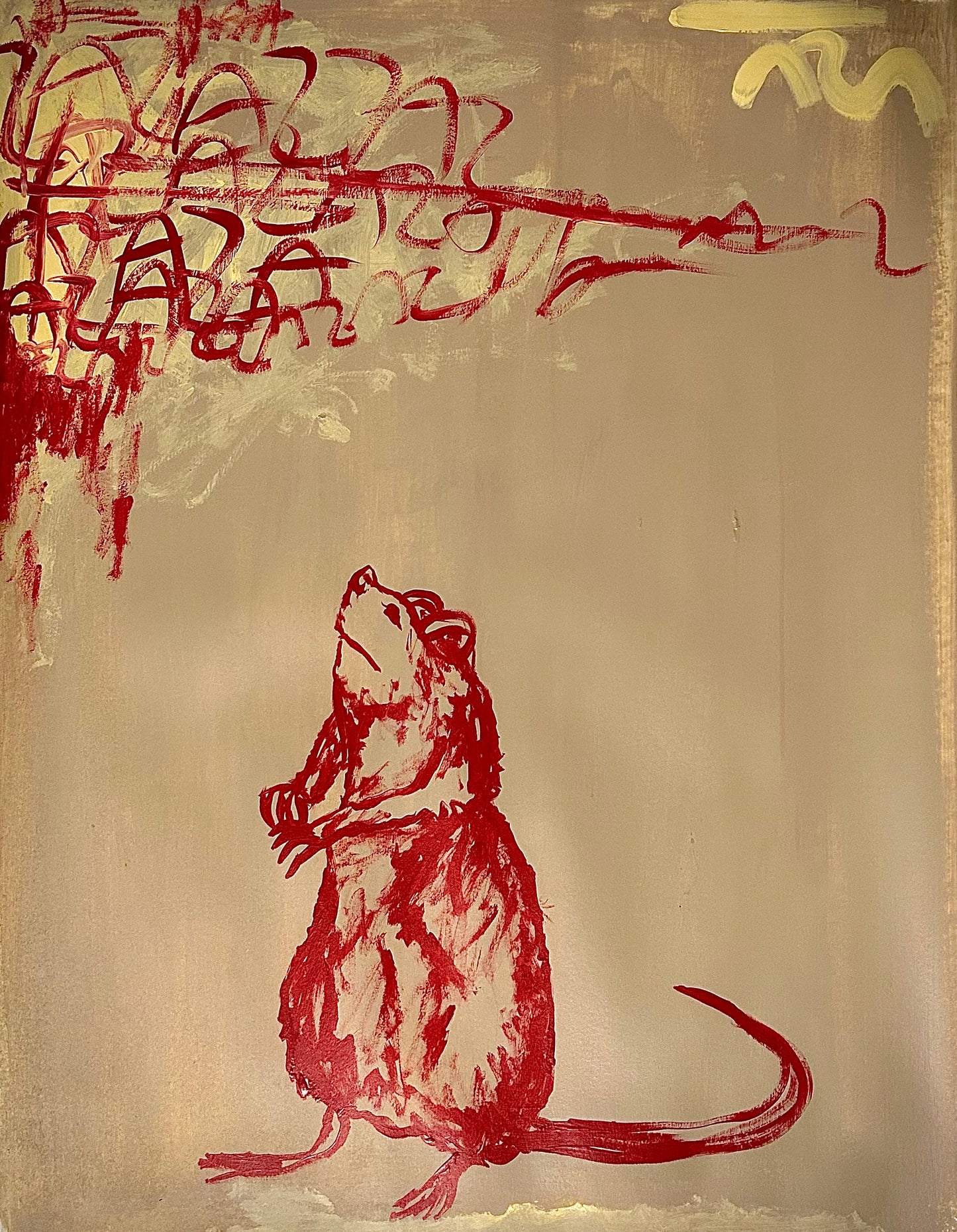 Fear of Rat (65 x 50)