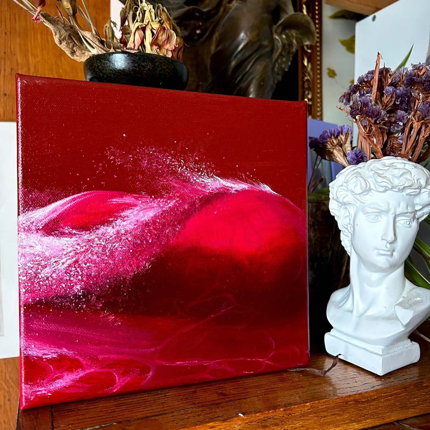 Vague Rouge (20cm x 20cm)