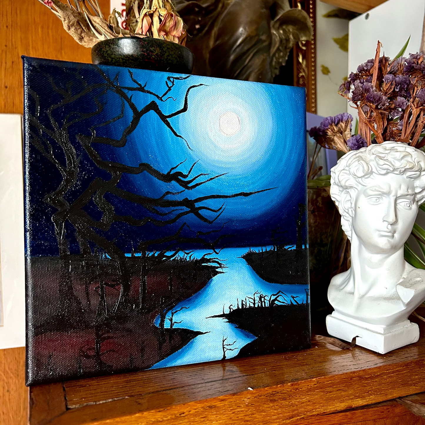 Paysage Lunaire (20cm x 20cm)