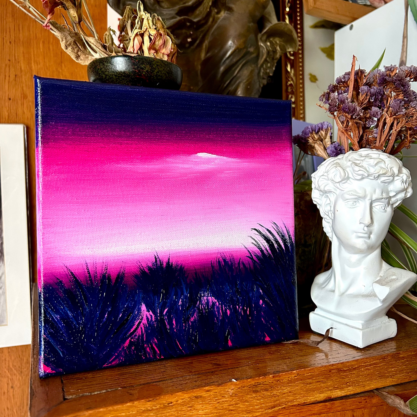 Nuit Rose (20cm x 20cm)